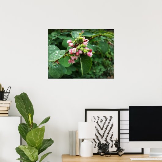 雨粒 ポスター (ホームオフィス)