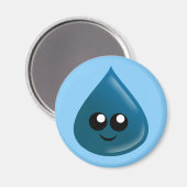 雨粒、涙粒、水滴 マグネット (正面/裏面)