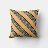 雨粒I小ストライプ型離れ クッション (裏面)