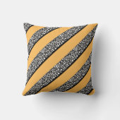 雨粒I小ストライプ粒Right クッション (裏面)