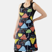 雨継ぎ目のない模様 エプロン (インサイチュ)