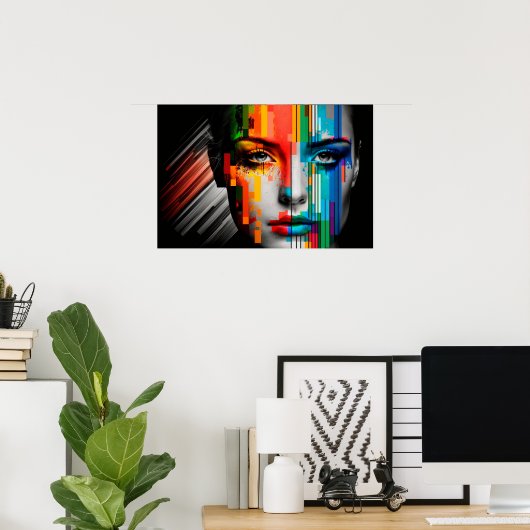 雨色 ポスター (ホームオフィス)