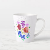 雨花園の明るい色の小さなラテL カフェラテマグ (右)