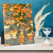 雨落ちた葉中 フォトプラーク (側面)