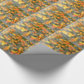 雨落ちた葉中 ラッピングペーパー (角)