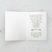 雨葉滴 招待状 (内部)