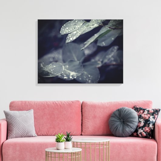 雨葉 キャンバスプリント (インサイチュ (リビング))