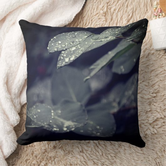 雨葉 クッション (ブランケット)