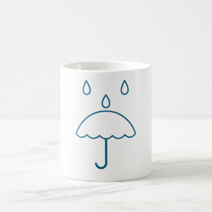 雨記号マグカップ コーヒーマグカップ