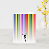 雨踊り カード (黄色い花)