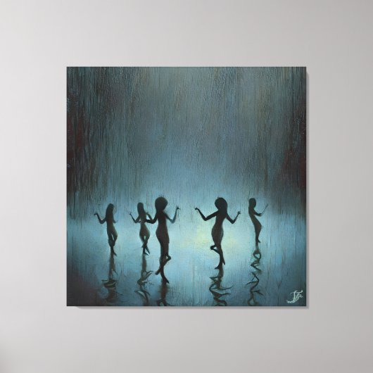 雨踊り キャンバスプリント (正面)