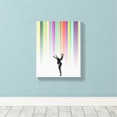 雨踊り キャンバスプリント (インサイチュ (ウッドフロア))