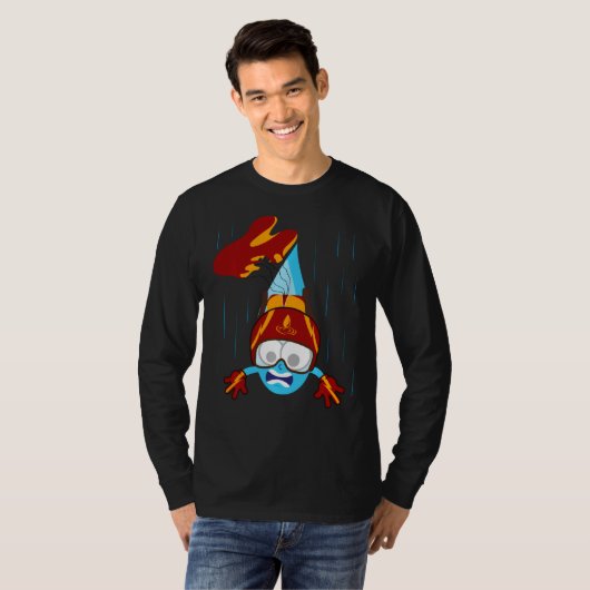 雨隊 Tシャツ (正面フル)