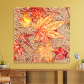 雨離れ中の赤い キャンバスプリント (インサイチュ (リビング))