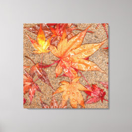 雨離れ中の赤い キャンバスプリント