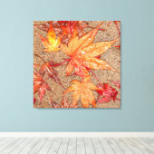 雨離れ中の赤い キャンバスプリント (インサイチュ (ウッドフロア))