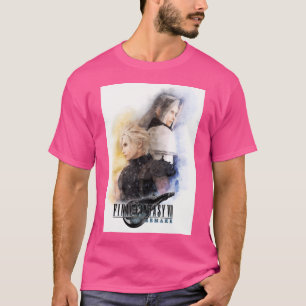 雨雲と海苔の水彩ポートレート Tシャツ