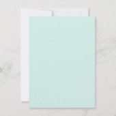 雨雲のベビーシャワーの招待状 招待状 (裏面)