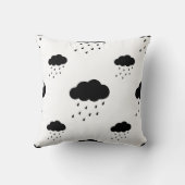 雨雲の装飾用クッション クッション (裏面)