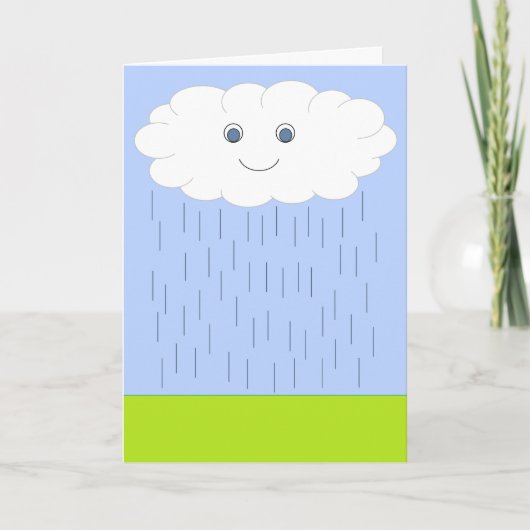 雨雲は笑顔をもたらす: カード (正面)