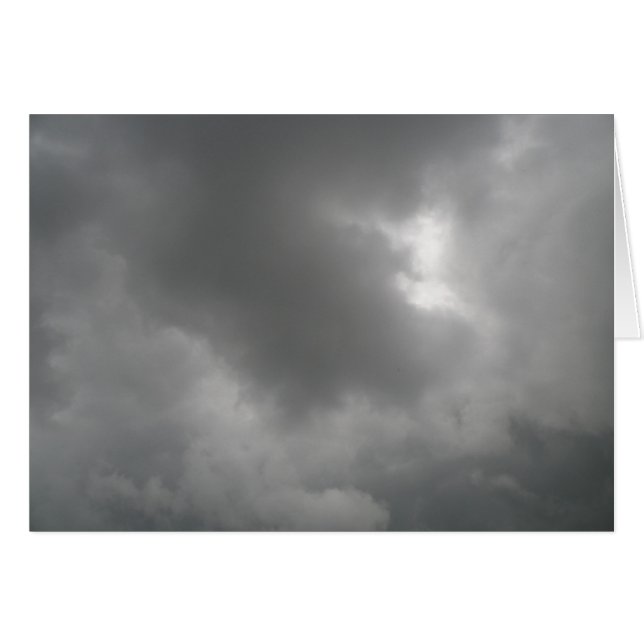 雨雲グリーティングカード (正面横)