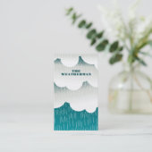 雨雲デザイン、気象学者 名刺 (スタンド正面)