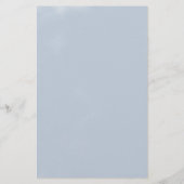 雨雲ボーイベビーシャワーベビー名レースゲーム (裏面)