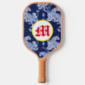 雨雲付きピックボールパドルカスタムイニシャル ピックルボールラケット (裏面)