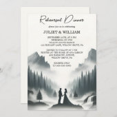 雨雲自然スモークマウンテンリハーサルディナー 招待状 (正面/裏面)