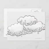 雨雲 ポストカード (正面/裏面)