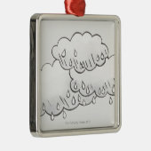 雨雲 メタルオーナメント (右)