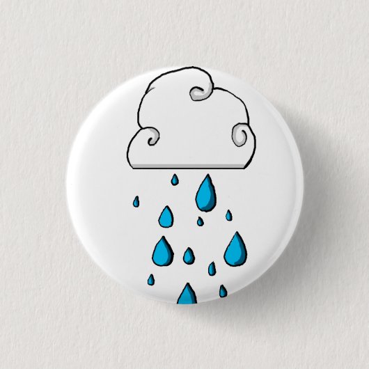 雨雲 缶バッジ (正面)