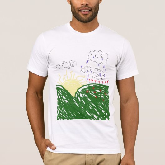 雨雲 Tシャツ (正面)