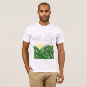 雨雲 Tシャツ (正面フル)