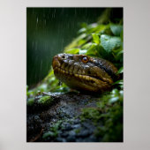雨鮮やか林雨の蛇 ポスター (正面)