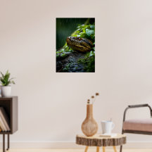 雨鮮やか林雨の蛇