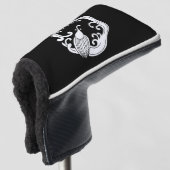 雨龍の丸 ゴルフヘッドカバー (3/4 正面)