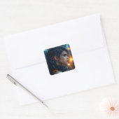 雨10代のの中 スクエアシール (封筒)