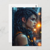 雨10代のの中 ポストカード (正面/裏面)