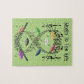 雨~の音階の~の傘の~ Singin」 ジグソーパズル (横)