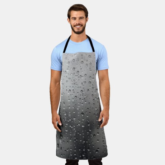 雨 エプロン (着用した状態)