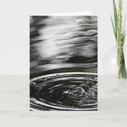 雨 カード (正面)