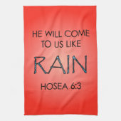 雨 キッチンタオル (縦)