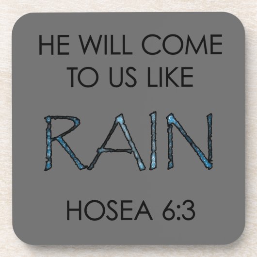 雨 コースター (正面)