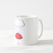 雨 コーヒーマグカップ (正面右)