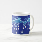 雨 コーヒーマグカップ (正面右)