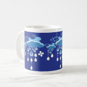 雨 コーヒーマグカップ (正面左)