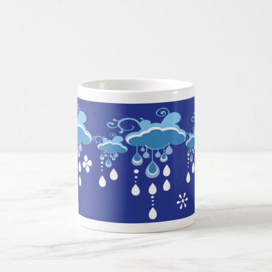 雨 コーヒーマグカップ (中央)