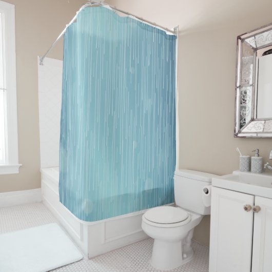 雨 シャワーカーテン (インサイチュ)