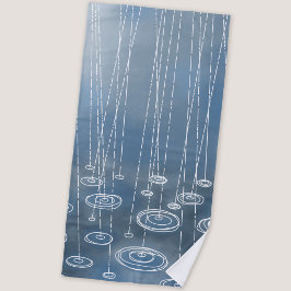 雨 ビーチタオル